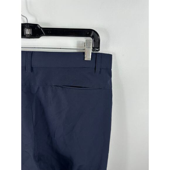 Fabletics Mens The Only Pant Performance Stretch Golf Caual Navy Blue Size 34x28 - Picture 11 of 12